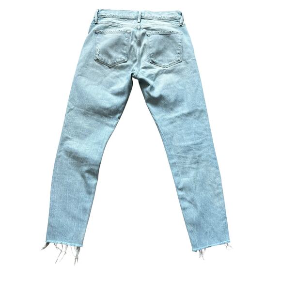 Frame Women’s Le Garçon Distressed Jeans Light Wash Size 25 Contemporary Chic - Picture 2 of 10